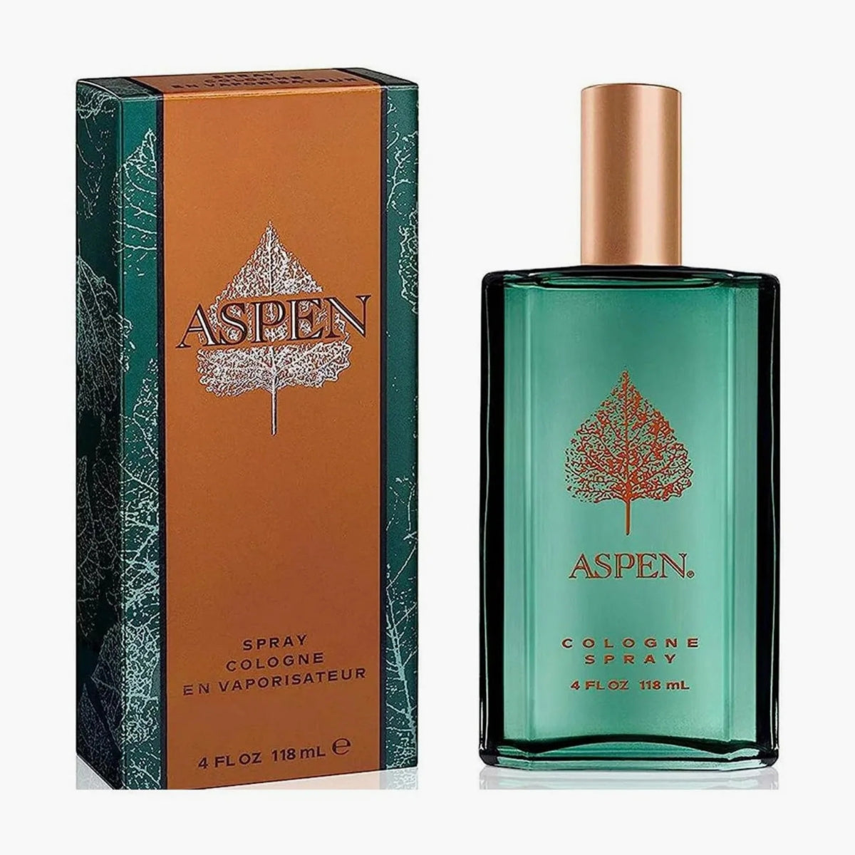 Aspen Cologne for Men 118ml fresh green citrus aromatic perfume