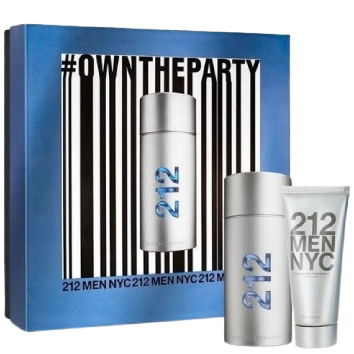 Carolina Herrera 212 Men NYC Gift Set EDT 100ml and After Shave Gel 100ml for Men