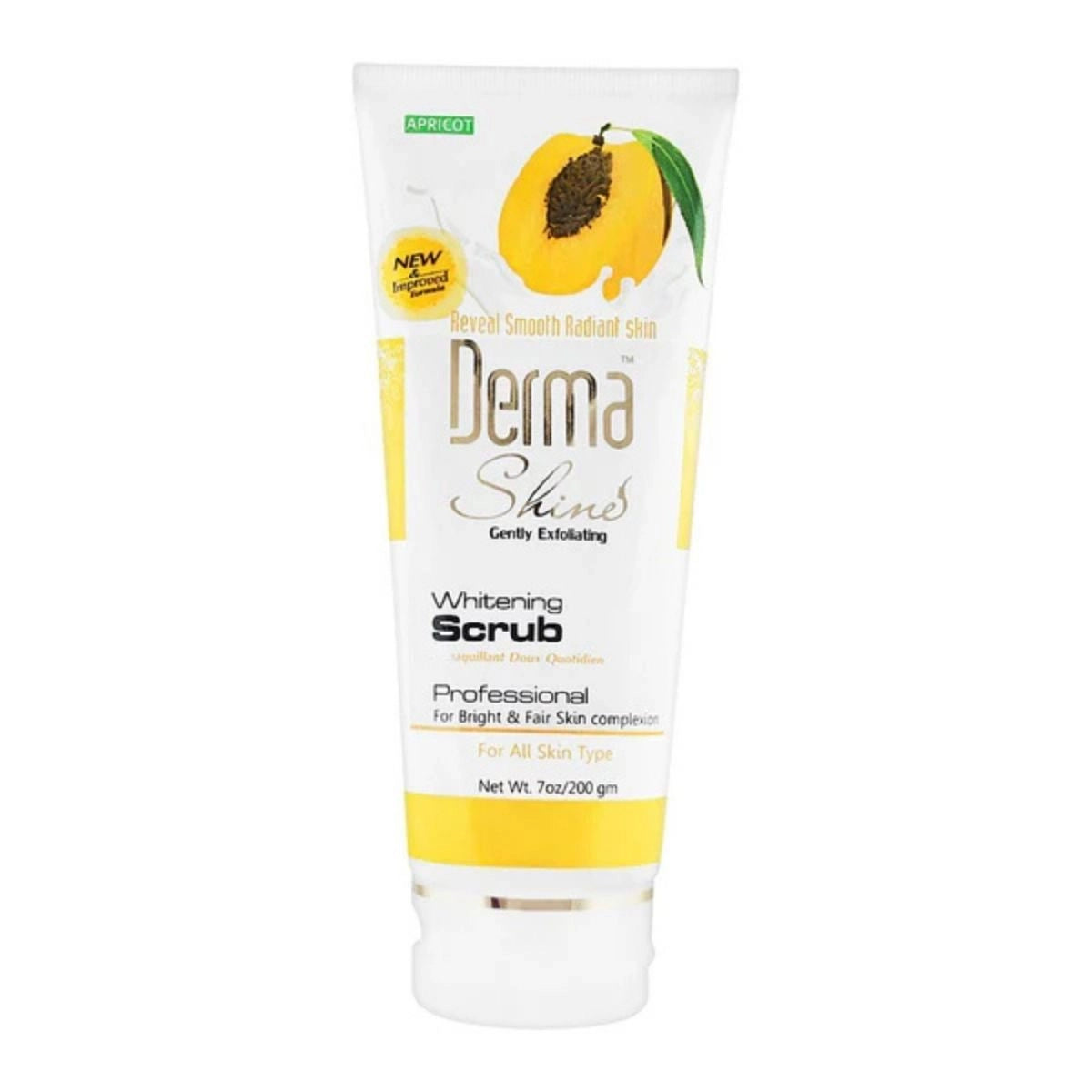 Derma Shine Brightening Scrub Apricot 100g – Exfoliating Face Scrub in Pakistan