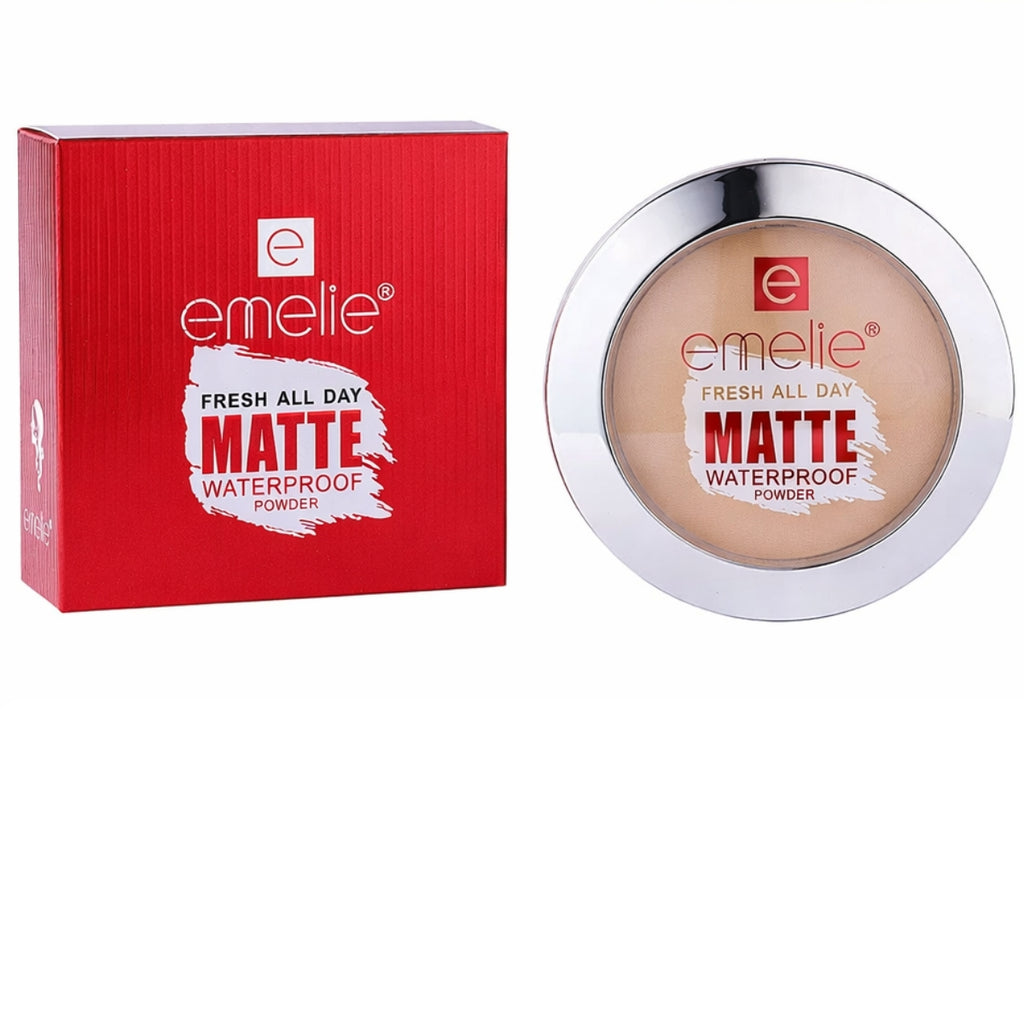 Emelie Fresh All Day Matte Waterproof Compact Powder Original Product in Pakistan