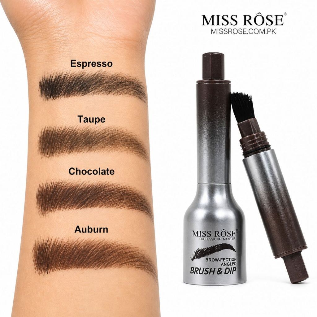Miss Rose Brow Fection Angled Brush and Dip Eyebrow Gel
