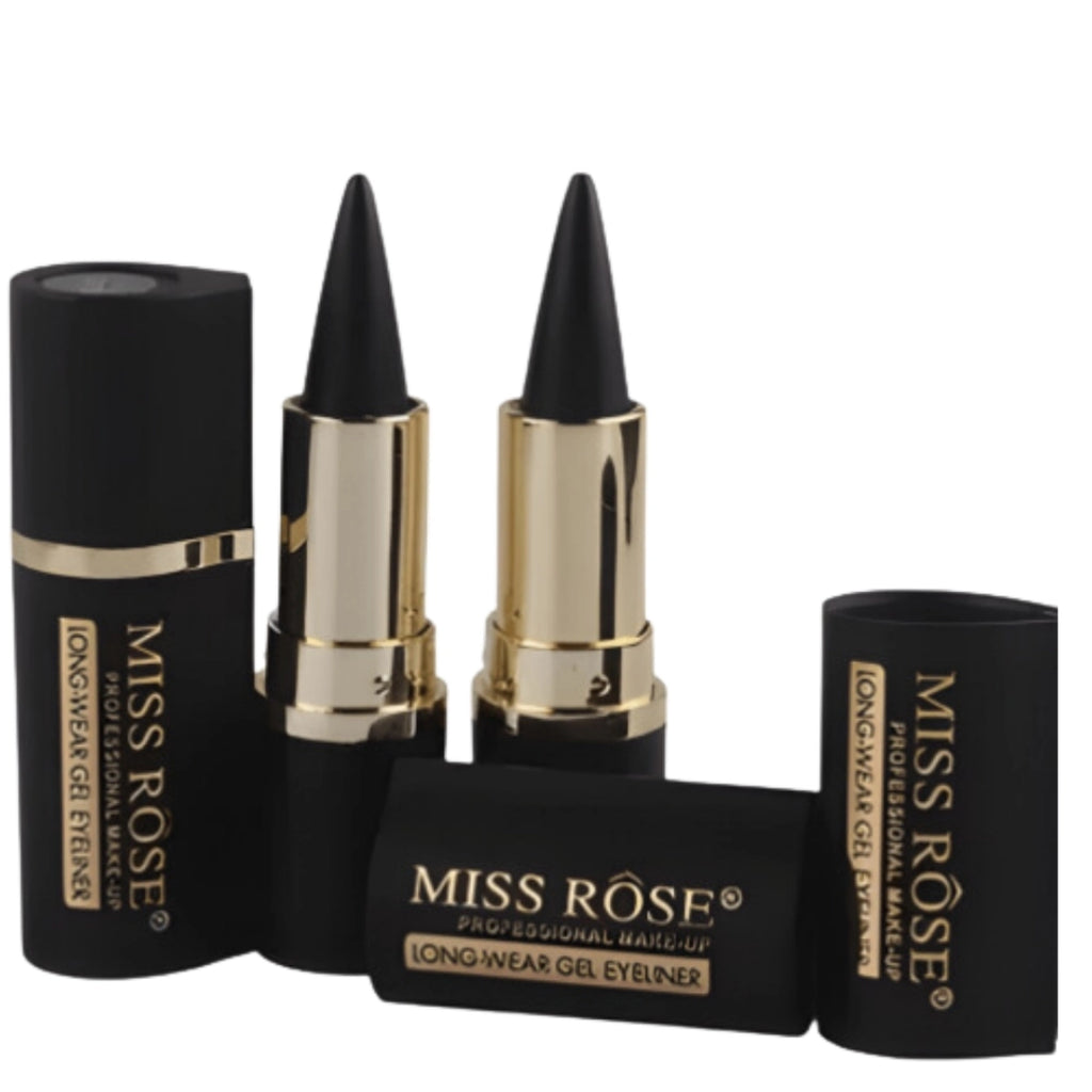 Miss Rose Gel Eyeliner Kajal Stick waterproof smudge proof black kajal liner