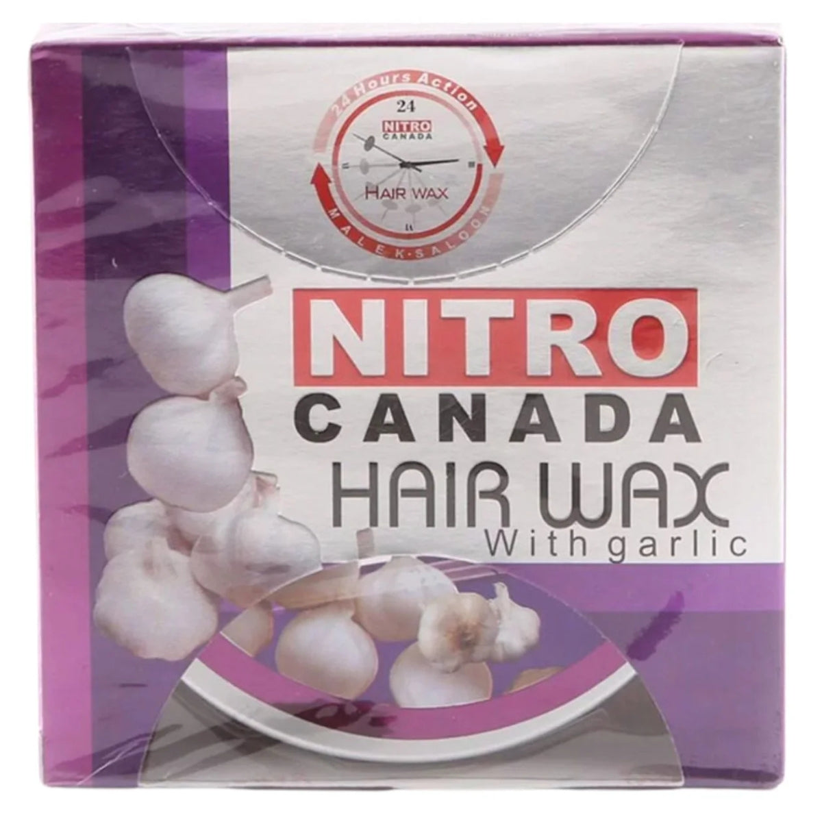 Nitro Canada Hair Wax with Garlic – Strong hold with hair-strengthening benefits