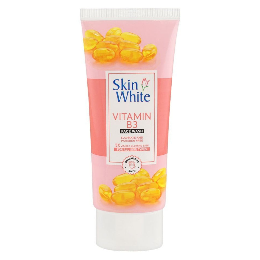 Skin White Vitamin B3 Face Wash 50ml – Niacinamide Cleanser for Brightening and Refreshing Skin