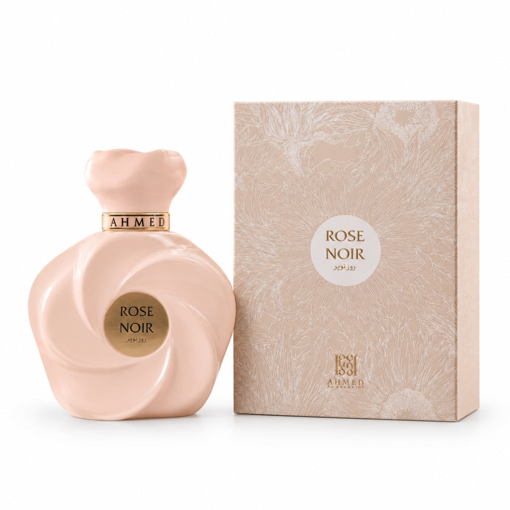 Original Ahmed Al Maghribi Rose Noir EDP Perfume Bottle in Pakistan for women trending best selling