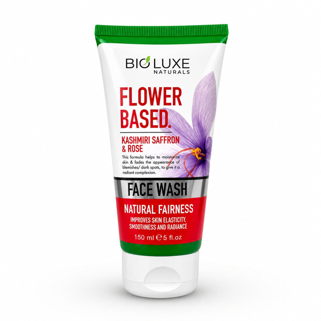 Bio Luxe Flower Based Face Wash 150ml Kashmiri Saffron Rose Original Pakistan