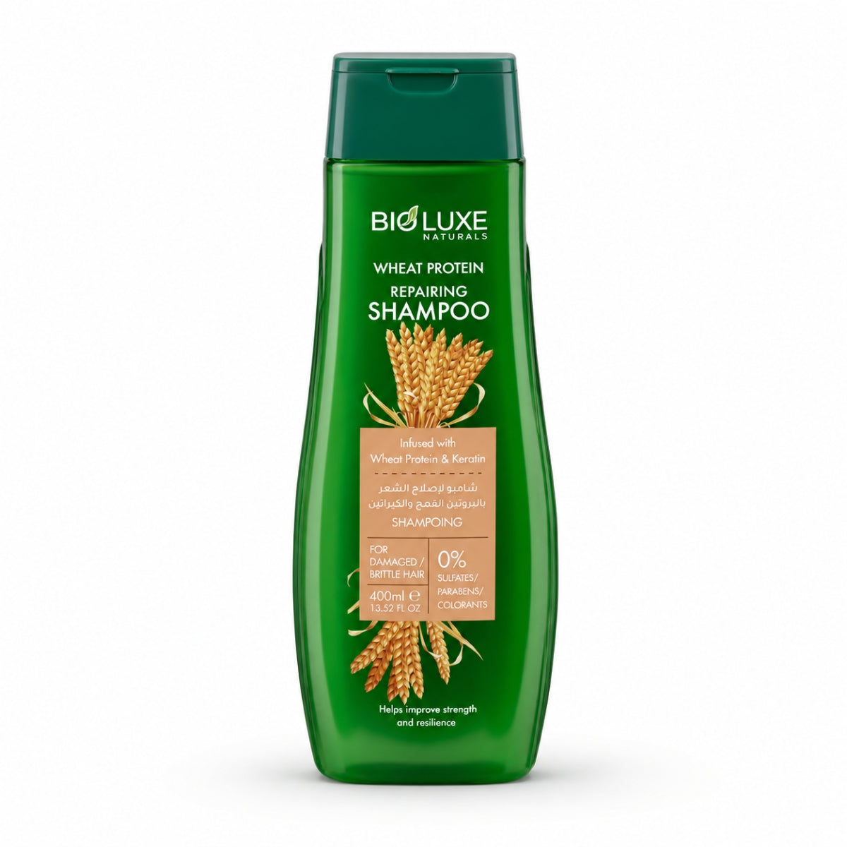 Bio Luxe Wheat Protein Repairing Shampoo 400ml for Damaged Brittle Hair Pakistan