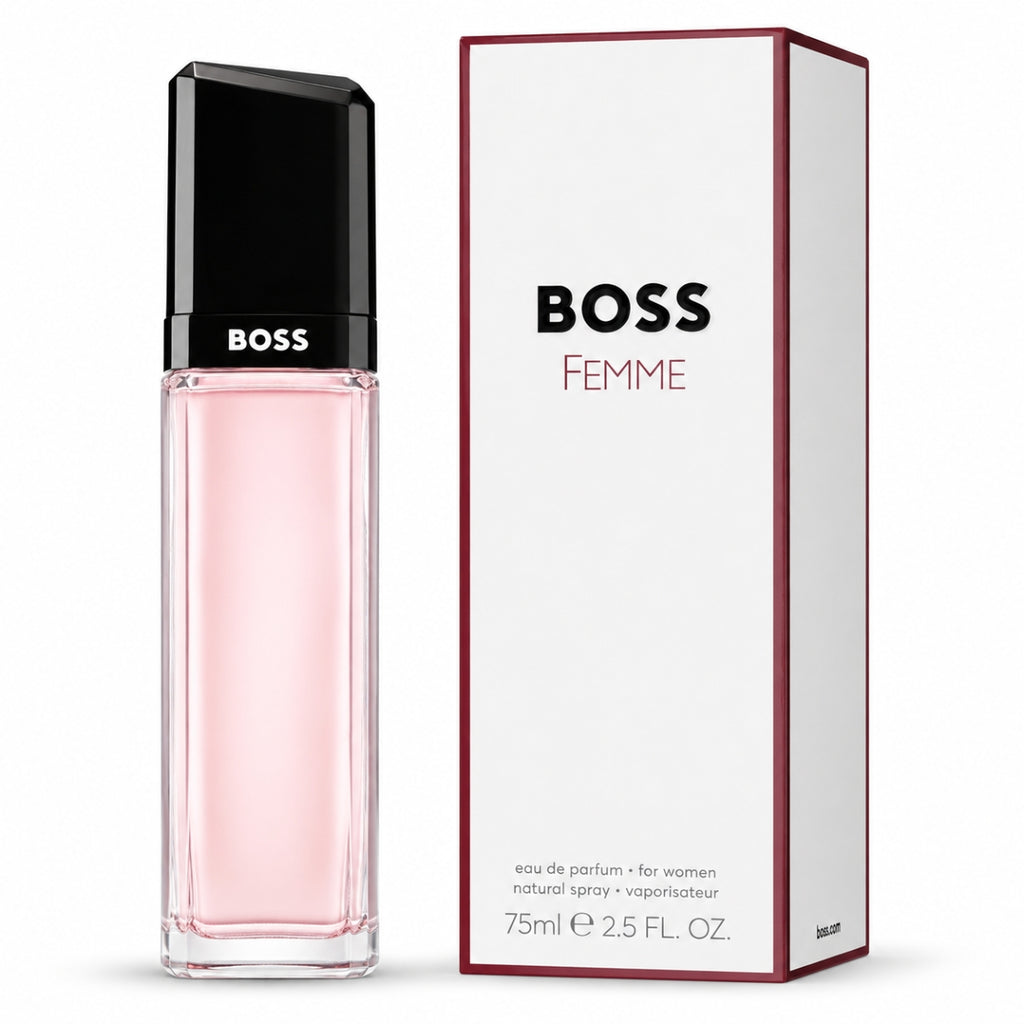 Boss femme 75ml  for women ladies new packaging newly launched girls best cheap budget friendly near me original in pakistan karachi lahore islamabad