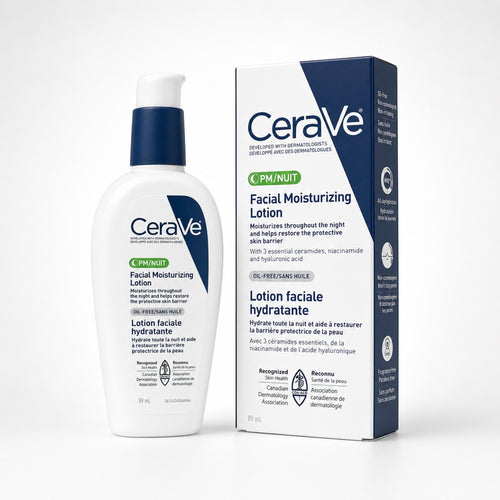 Original CeraVe PM Facial Moisturizing Lotion 89ml for oily acne prone skin in Pakistan