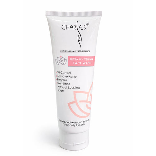 Charies Ultra Whitening Face Wash Oil Control Acne Solution Cleanser