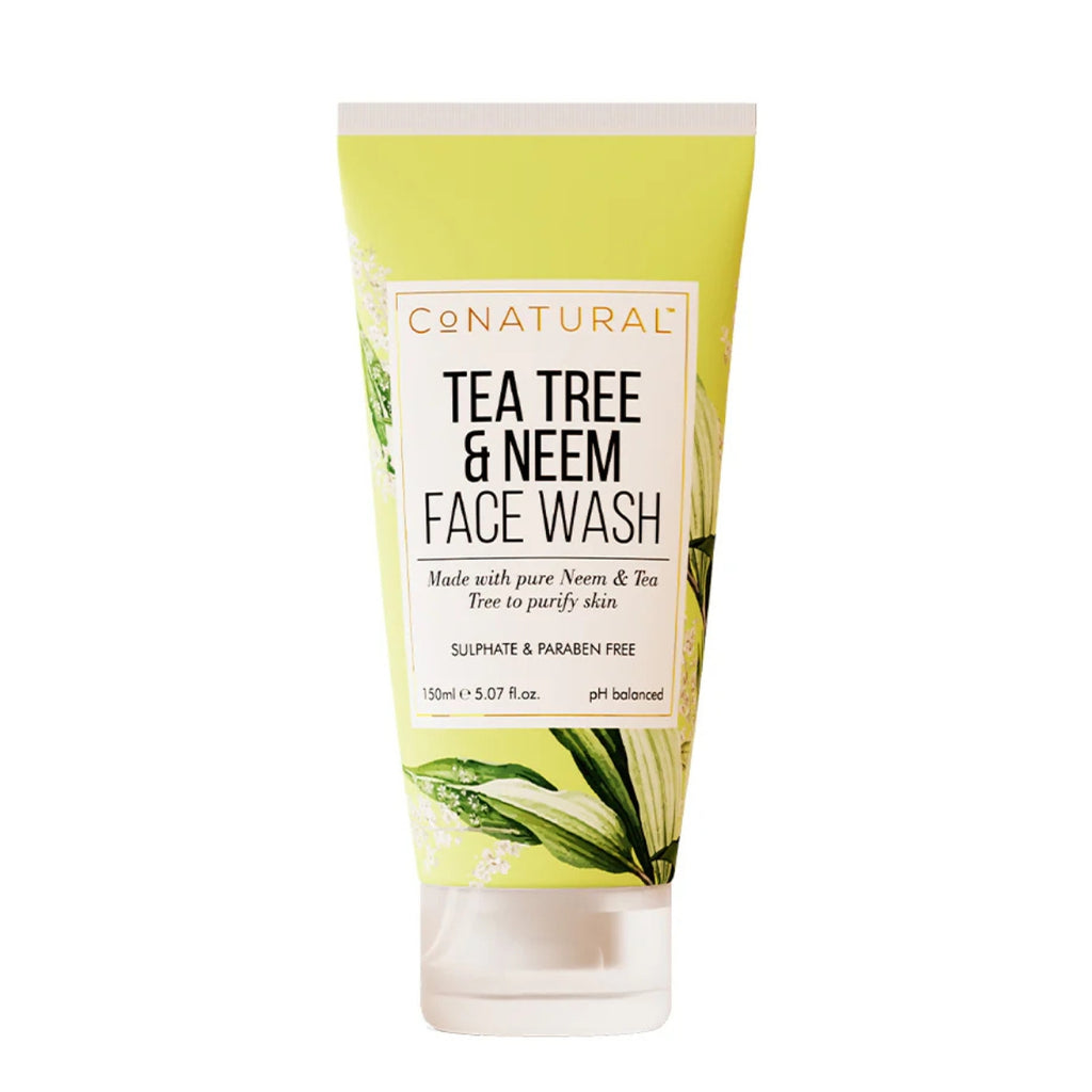 Conatural Tea Tree Neem Face Wash acne cleanser for oily skin gentle daily face wash Pakistan