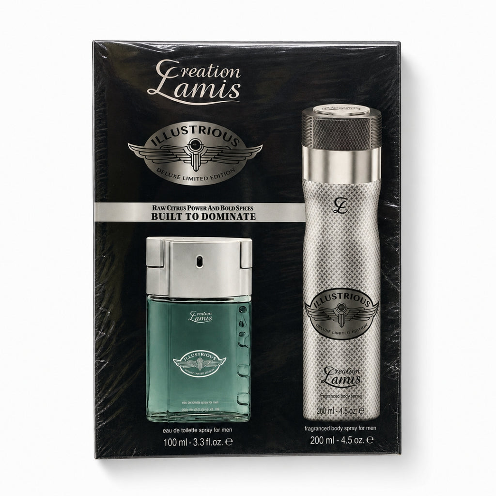 creation lamis illustrious men perfume gift set for wedding groom