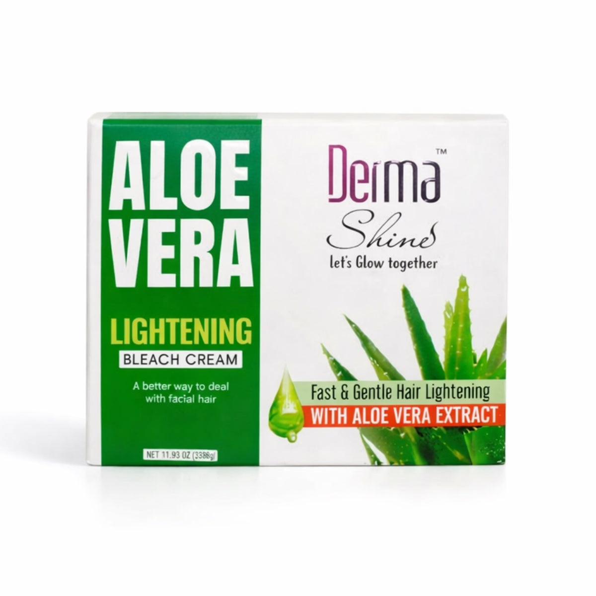 Derma Shine Aloe Vera Lightening Bleach Cream 60gm