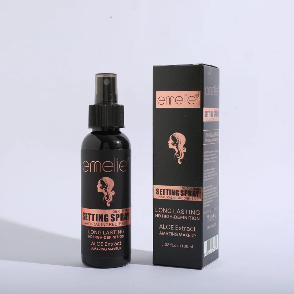 Emelie Oil Control Setting Spray – Matte Finish with Aloe Extract