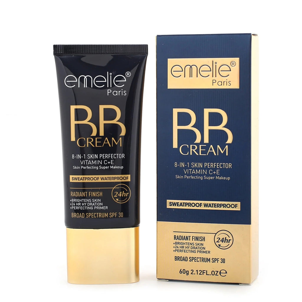 Emelie Paris BB Cream tube and packaging on a white background