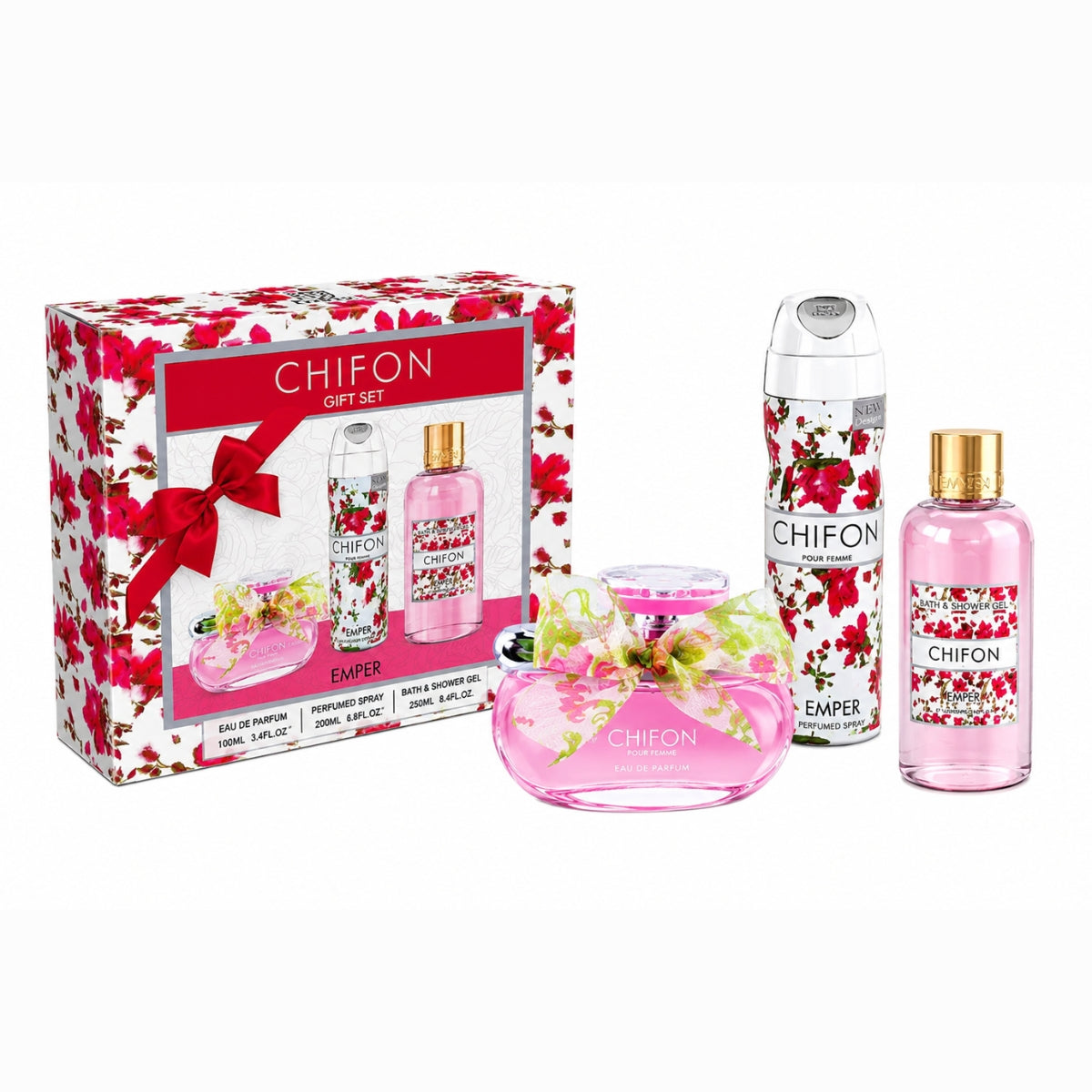 Emper Chifon For Women 3 in 1 Gift Set Original Perfume Gift Set Pakistan