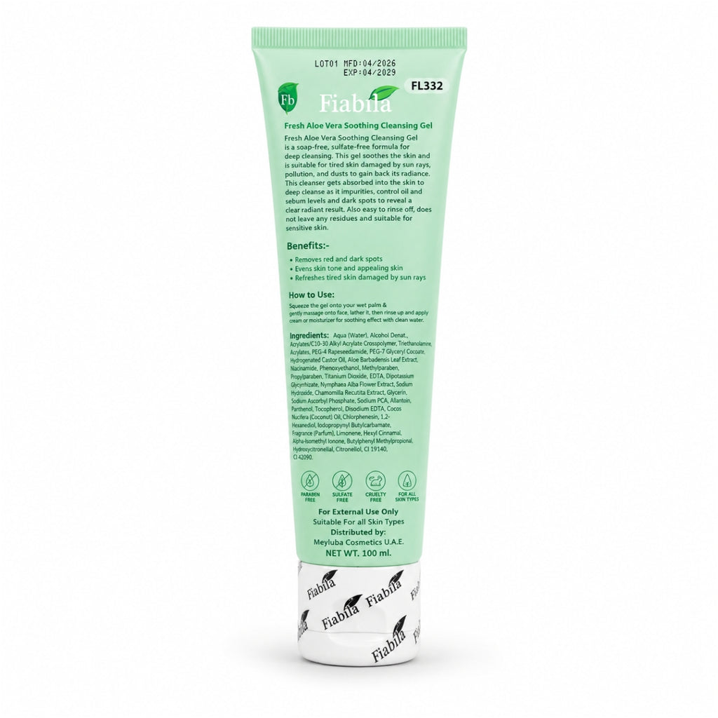 Fiabila Aloe Vera Face Wash 100ml with Vitamin E Pakistan