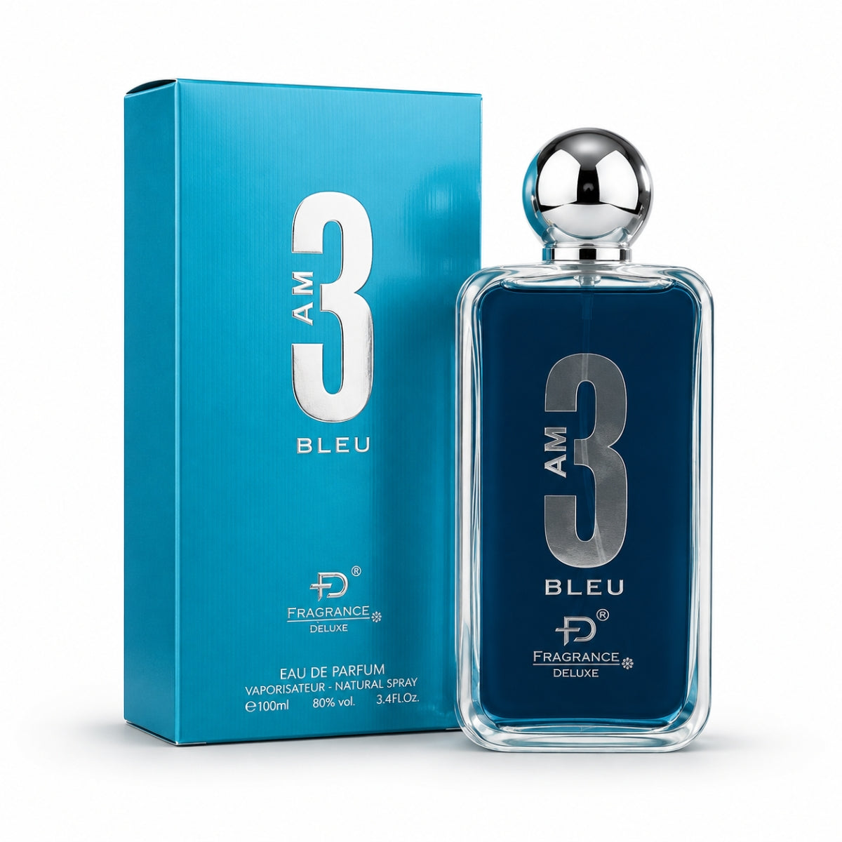 Fragrance Deluxe 3 AM Bleu Eau de Parfum 100ml Original Men's Perfume Pakistan