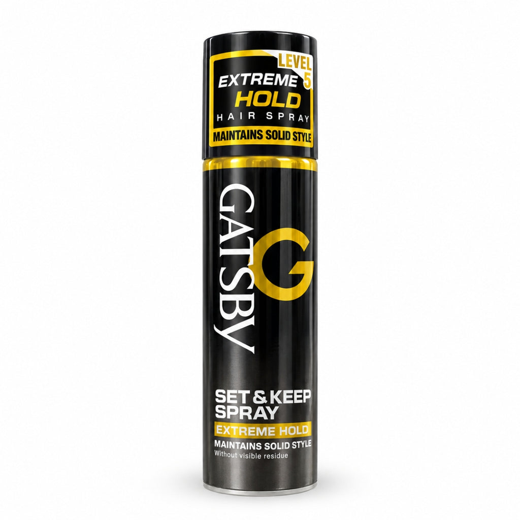 Gatsby Set Keep Extreme Hold Hair Spray 66ml  for hair styling  original near me in pakistan karachi lahore islamabad peshawar quetta sukkur hyderabad multan rahim yar khan dera ghazi khan 