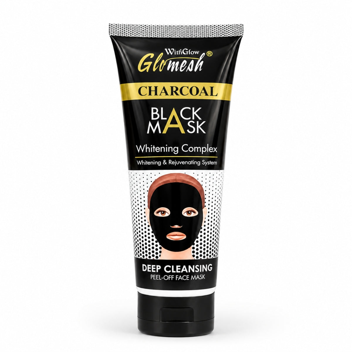 glowmesh charcoal black peel off mask deep cleansing near me original karachi lahore islamabad peshawar multan sukkur pakistan tube