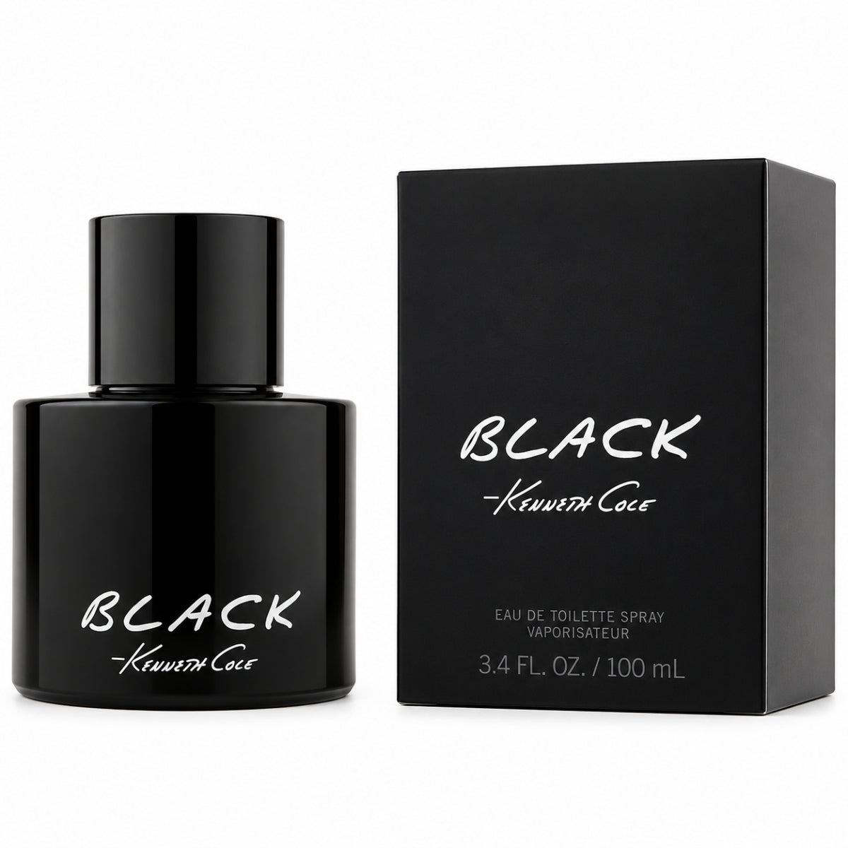 Kenneth Cole Black EDT bottle – bold and elegant men’s fragrance
