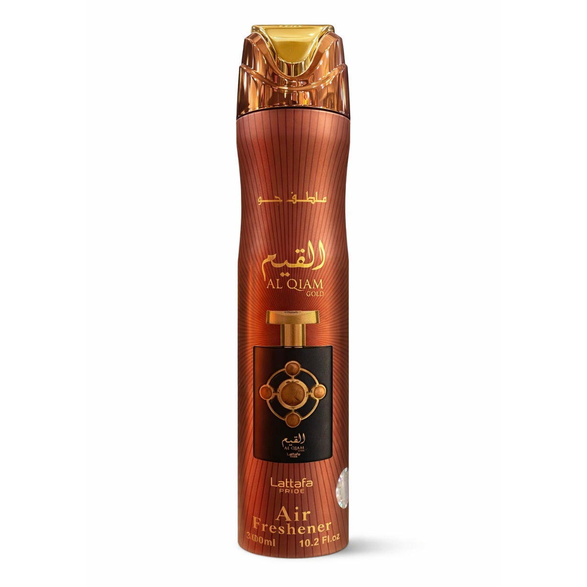 Lattafa Al Qiam Gold Air Freshener 300ml luxury oud leather room spray Pakistan