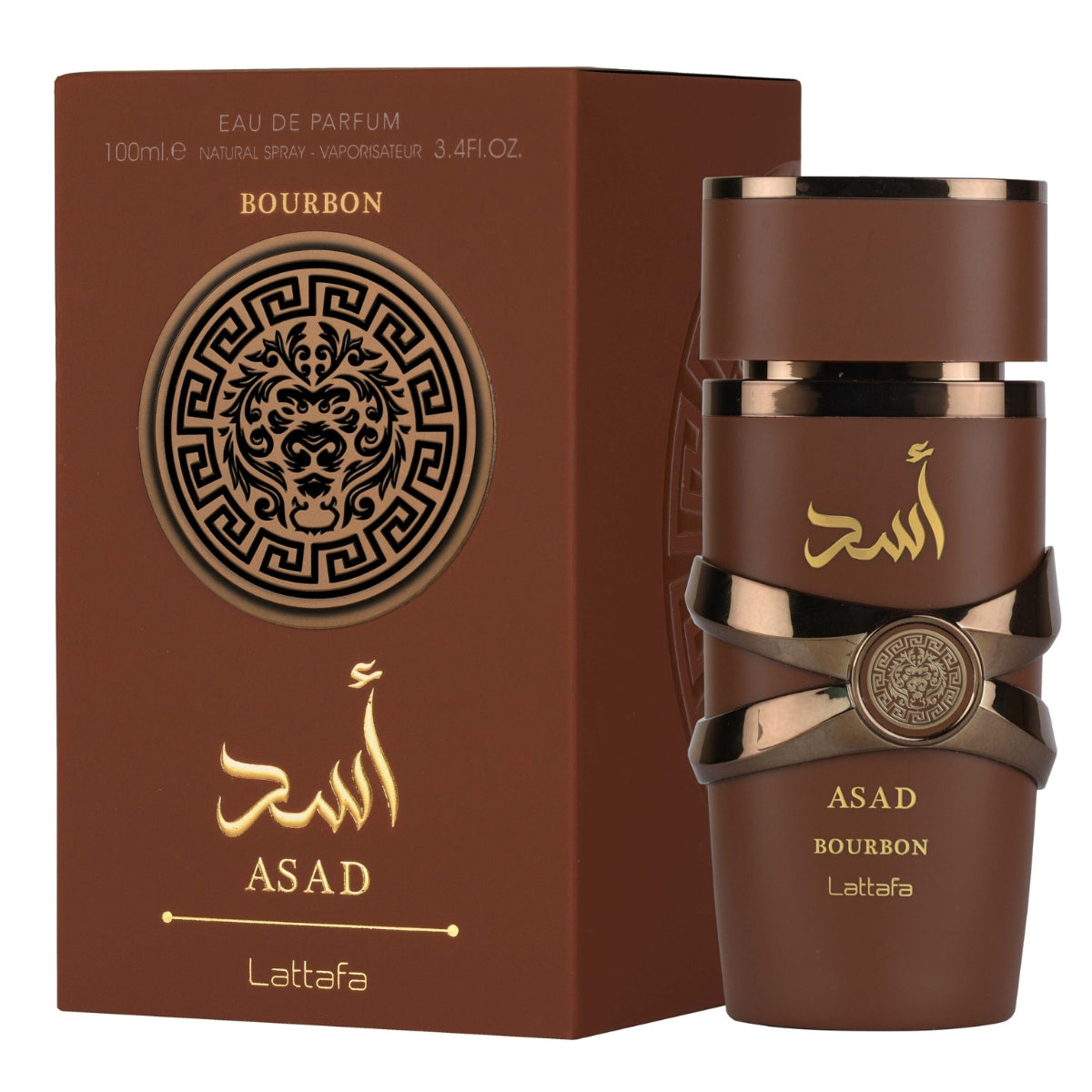 Lattafa Asad Bourbon Men Perfume 100ml – Spicy Sweet Vanilla Fragrance in Karachi