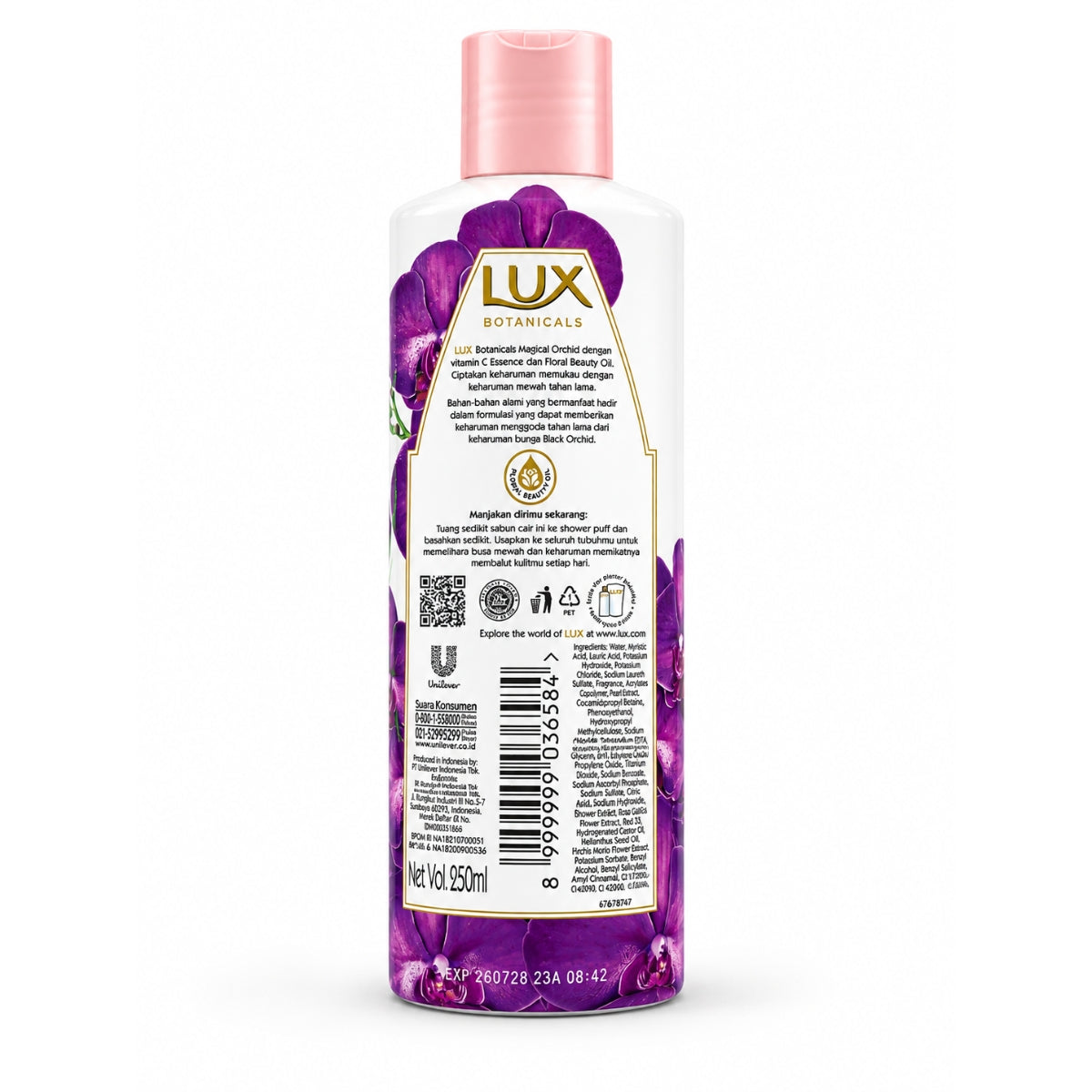 Lux Botanicals Magical Orchid Body Wash 250ml Original Imported Body Wash Pakistan