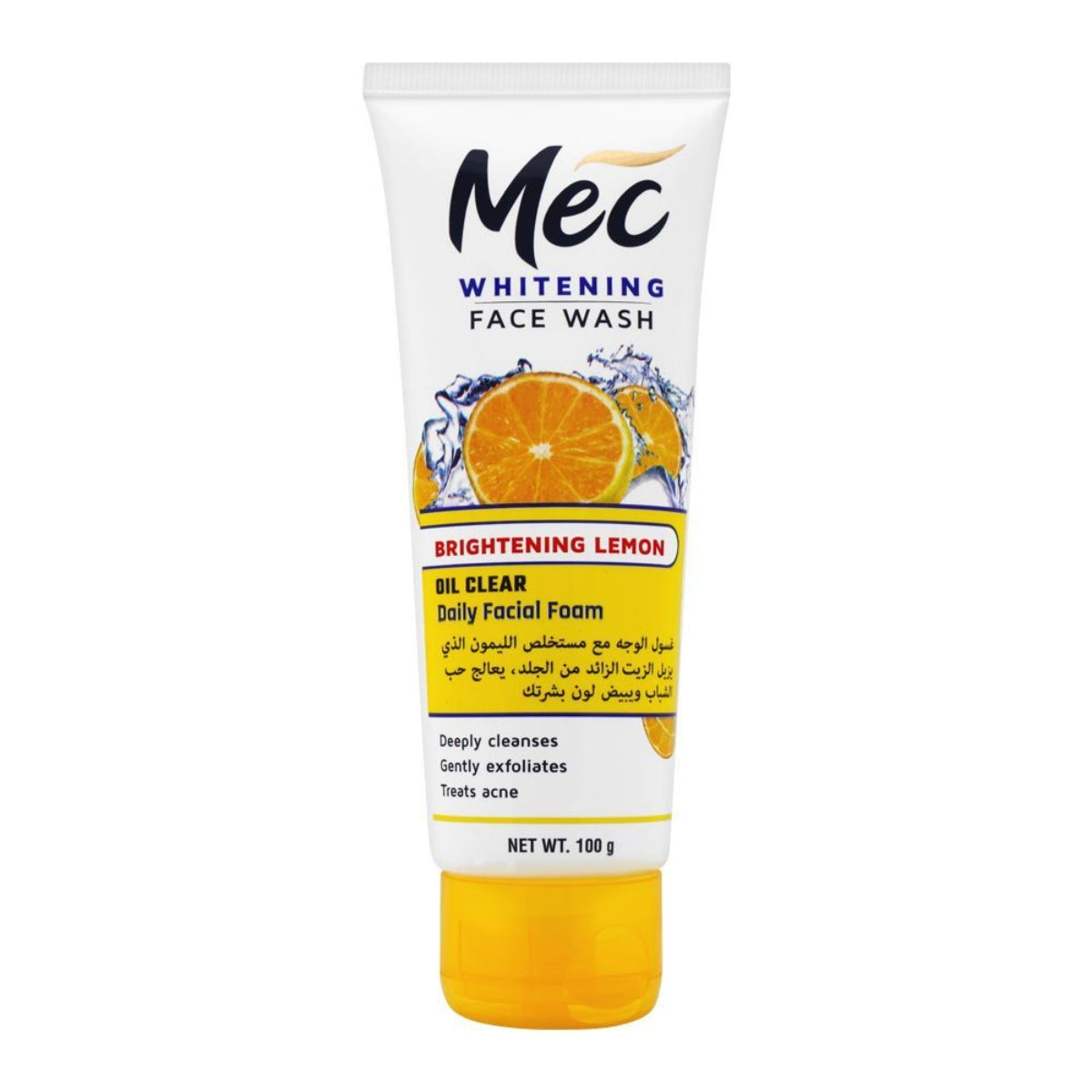 Mec Brightening Lemon Face Wash 100g – Daily Brightening Cleanser in Pakistan