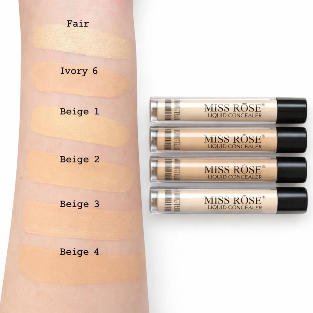 Miss Rose Full Coverage Concealer waterproof for dark circles acne blemishes smooth finish