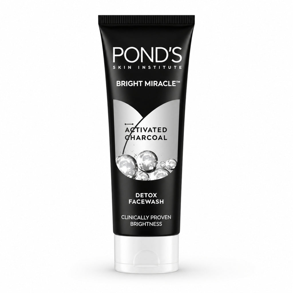 Ponds Bright Miracle Detox Face Wash Activated Charcoal Pakistan