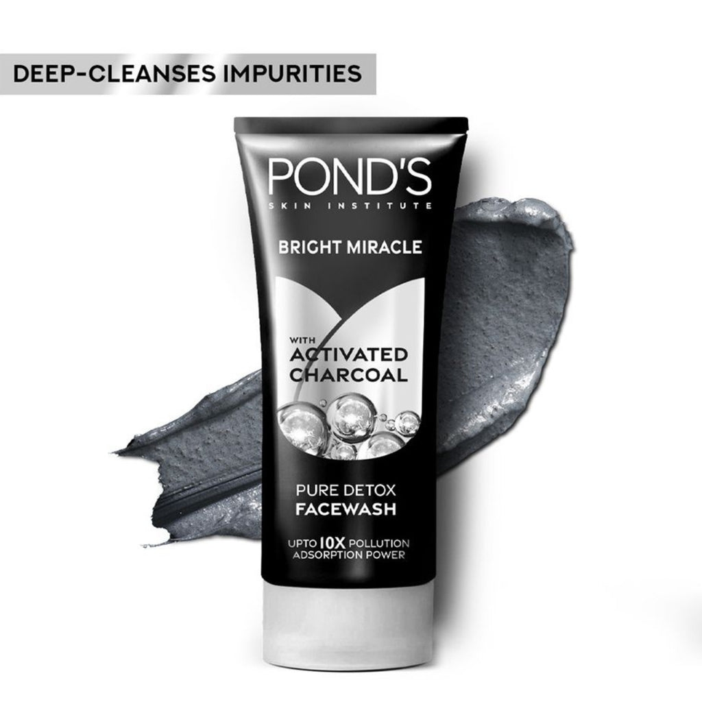 Ponds Bright Miracle Detox Face Wash Activated Charcoal Pakistan