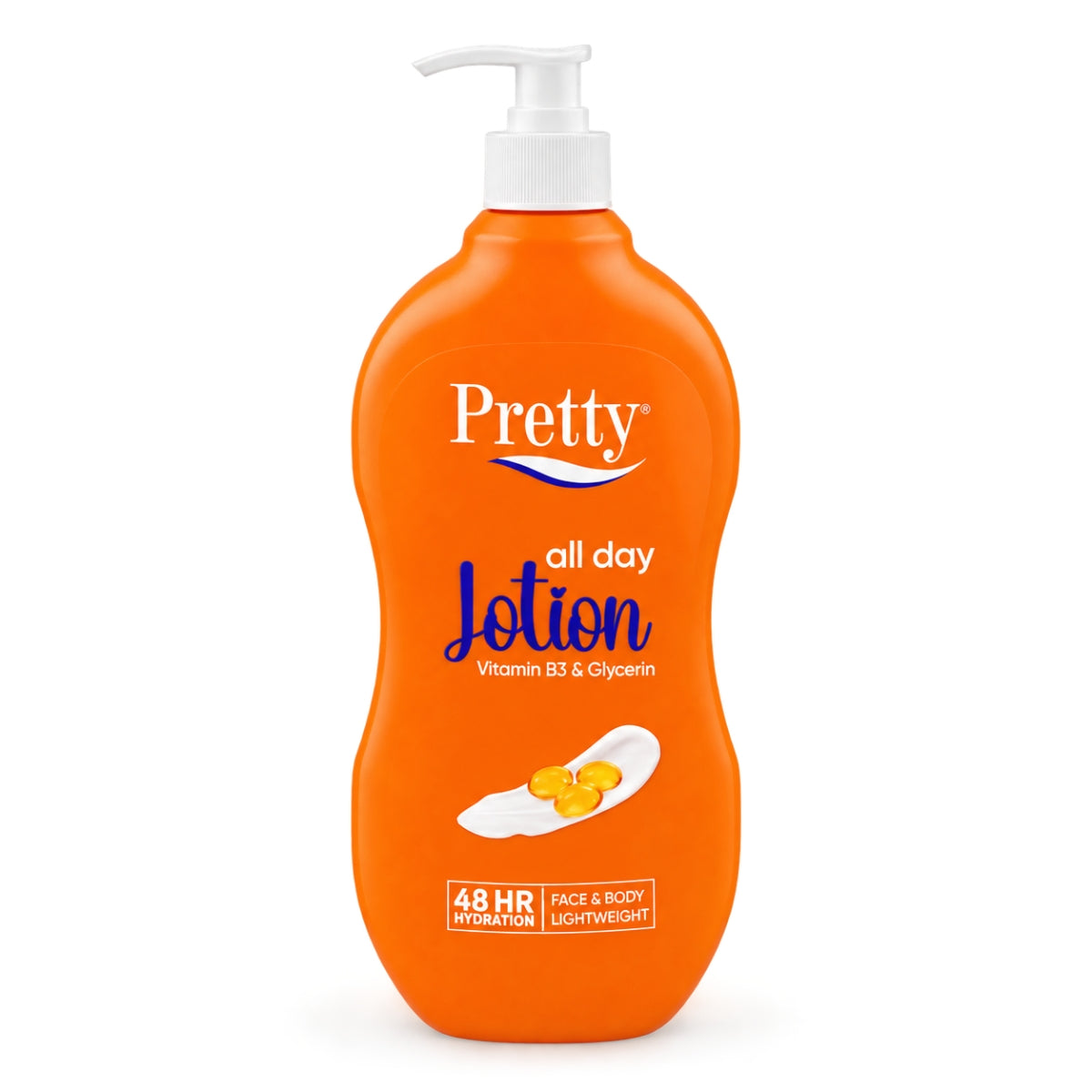 Pretty All Day Lotion with Vitamin B3 and Glycerin for Winter Dry Skin 500ml price in pakistan near me original karachi lahore islamabad peshawar quetta multan sukkur winter season 48hr