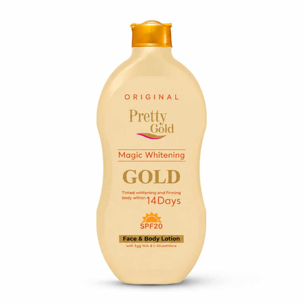 Pretty gold magic whitening 14 days spf20 face and body lotion with egg yolk 150ml for Winter Dry Skin 150ml price in pakistan near me original karachi lahore islamabad peshawar quetta multan sukkur winter season 48hr