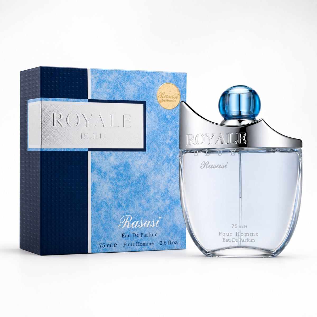 Rasasi Royale Blue Eau De Parfum for Men Fresh Aquatic Perfume Pakistan