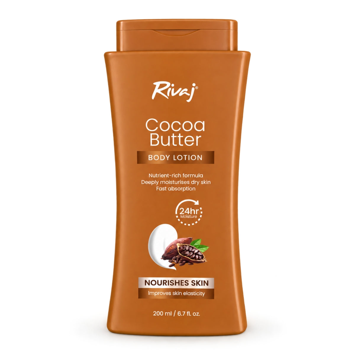 rivaj cocoa butter body lotion noiurishes skin moisturizing Winter Dry Skin 200ml price in pakistan near me original karachi lahore islamabad peshawar quetta multan sukkur winter season 48hr