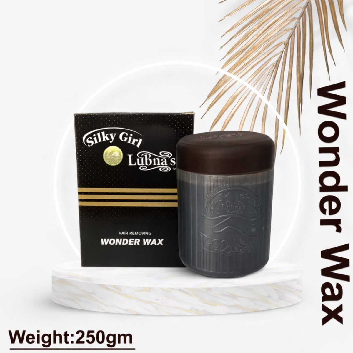 Silky Girl Lubna’s Wonder Wax – No Strip Facial Hair Removal Wax 250gm
