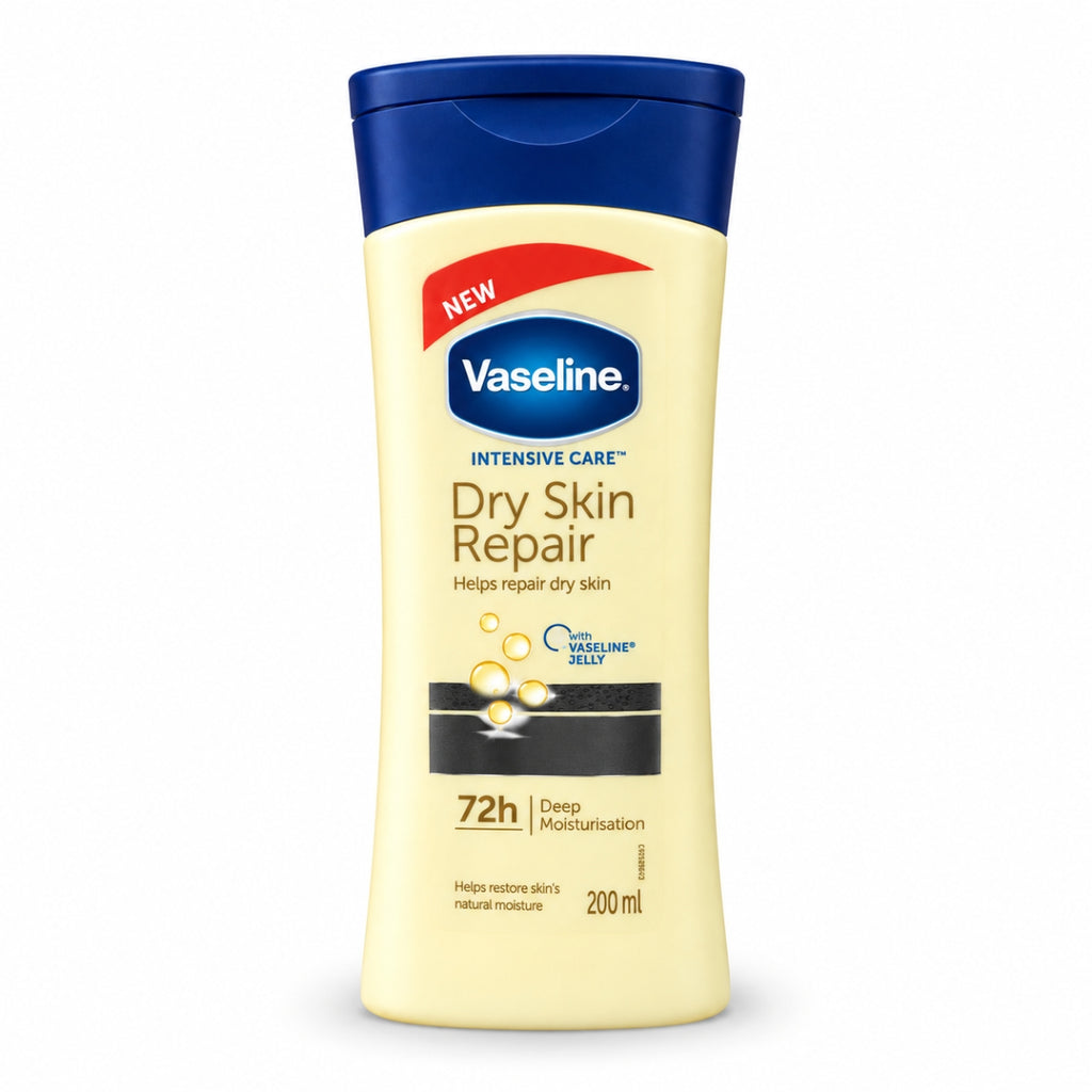 vaseline dry skin repair 72 hour deep moisturizing Winter Dry Skin 200ml price in pakistan near me original karachi lahore islamabad peshawar quetta multan sukkur winter season 48hr