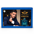 Verecag 5 piece fragrance gift set for men with perfume shower gel body lotion body splash and travel spray