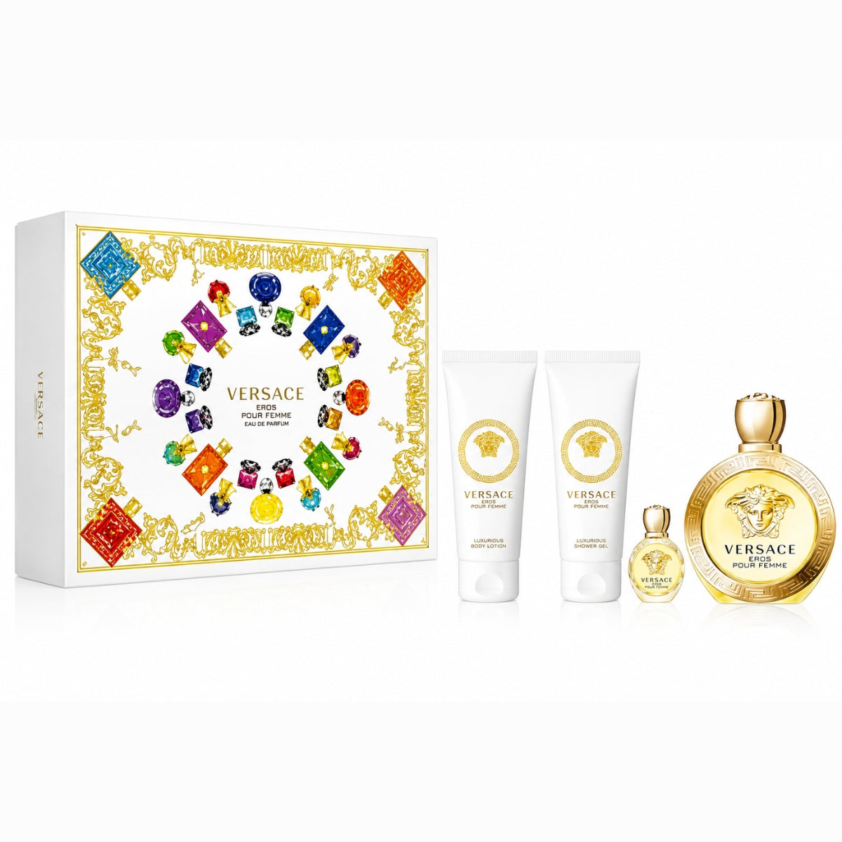 Versace Eros Femme Eau de Toilette Gift Set For Women 100ml