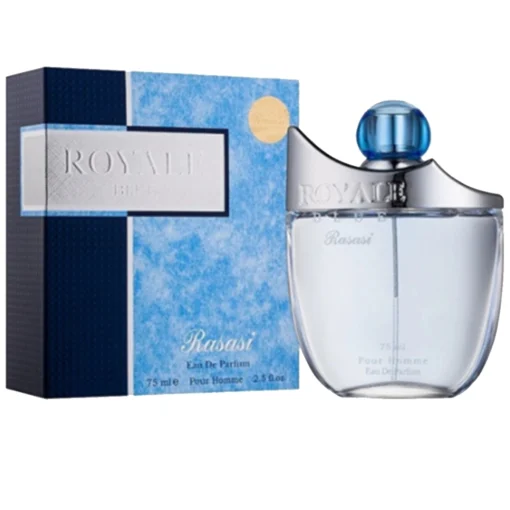Rasasi Royal Blue Men Perfume Bottle – Fresh & Long-Lasting Fragrance