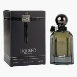 Rue Broca Hooked Pour Homme bottle with a sleek and modern design.