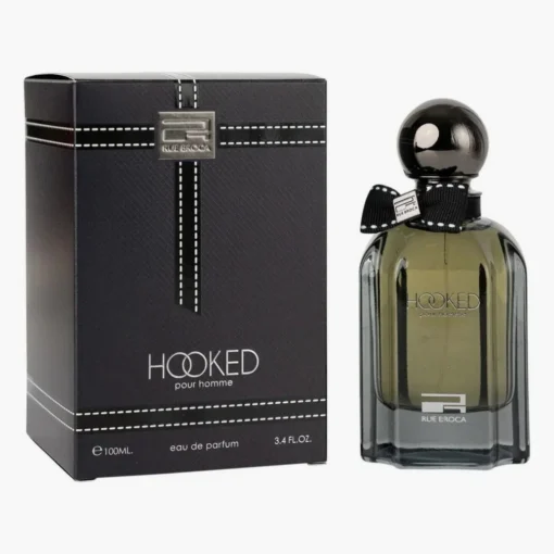 Rue Broca Hooked Pour Homme bottle with a sleek and modern design.
