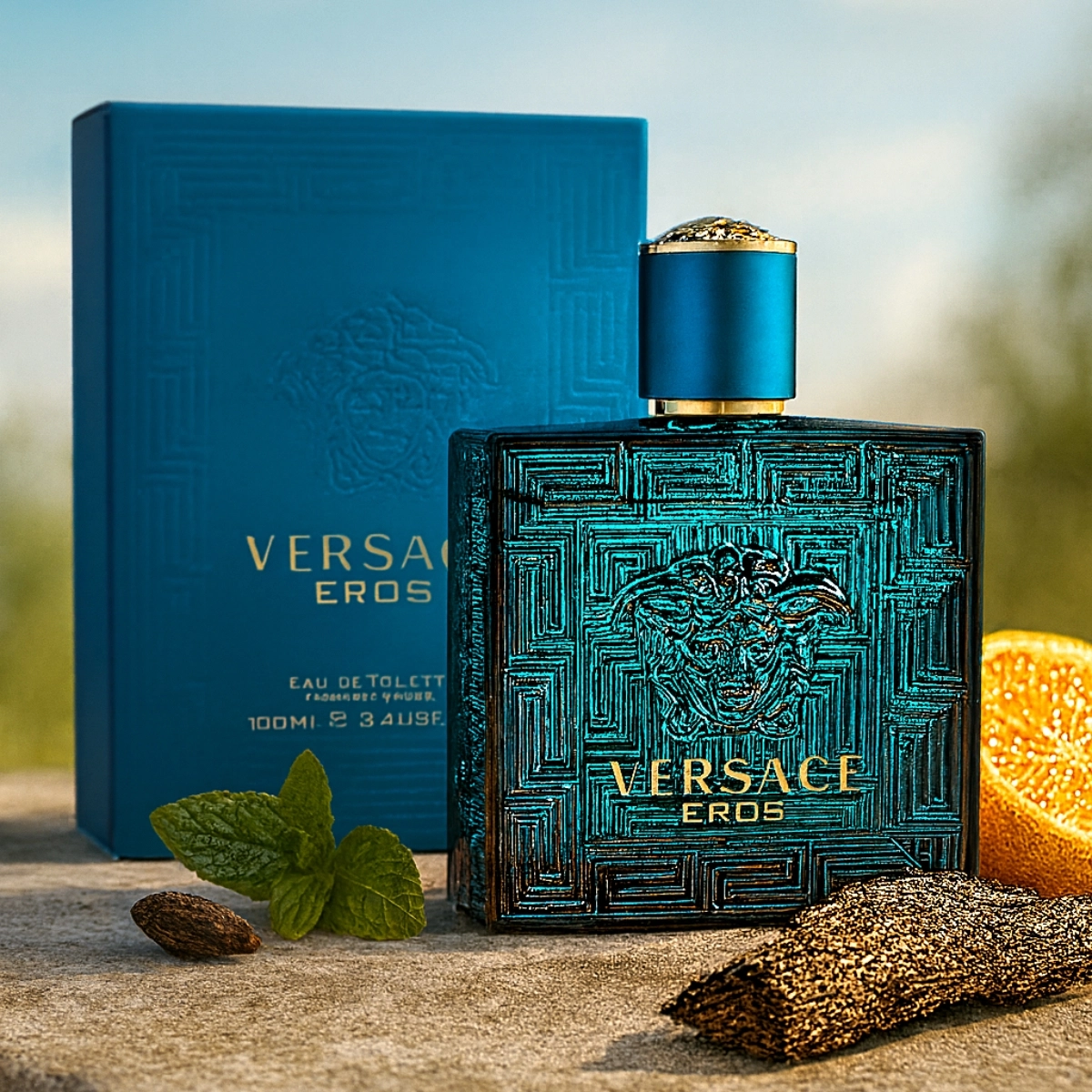 Versace Eros EDT bottle – fresh and intense men’s fragrance