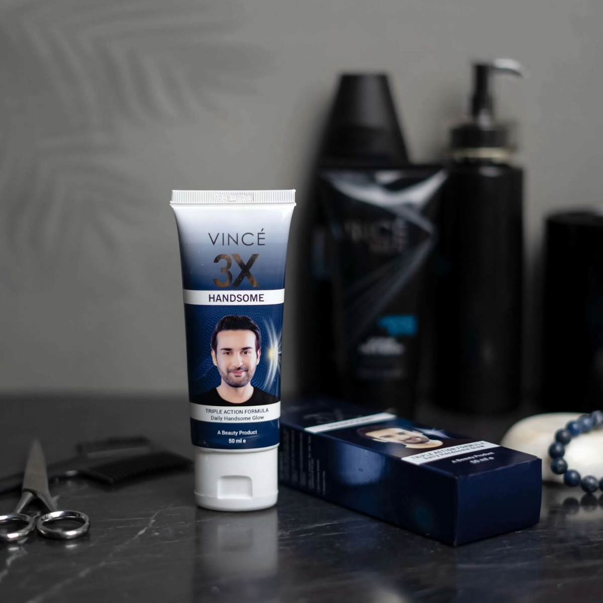 Vince 3X Handsome Cream 50ml – Men Fairness & Brightening Cream