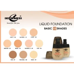 Christine Pure Stay Liquid Foundation – Soft & Smooth Finish
