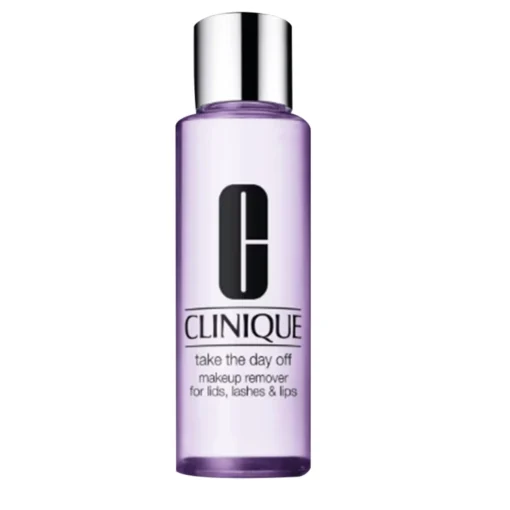 Clinique Makeup Remover for effective cleansing of lids, lashes & lips.