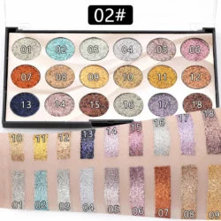 Miss Rose 18 Colour Glitter Eyeshadow Palette Pakistan