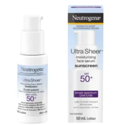 Neutrogena Ultra Sheer Moisturizing Face Serum Sunscreen Broad Spectrum SPF50