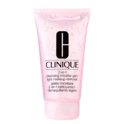Clinique 2-in-1 Cleansing Micellar Gel makeup remover for sensitive skin